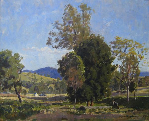 Percy Lindsay Australian Landscape